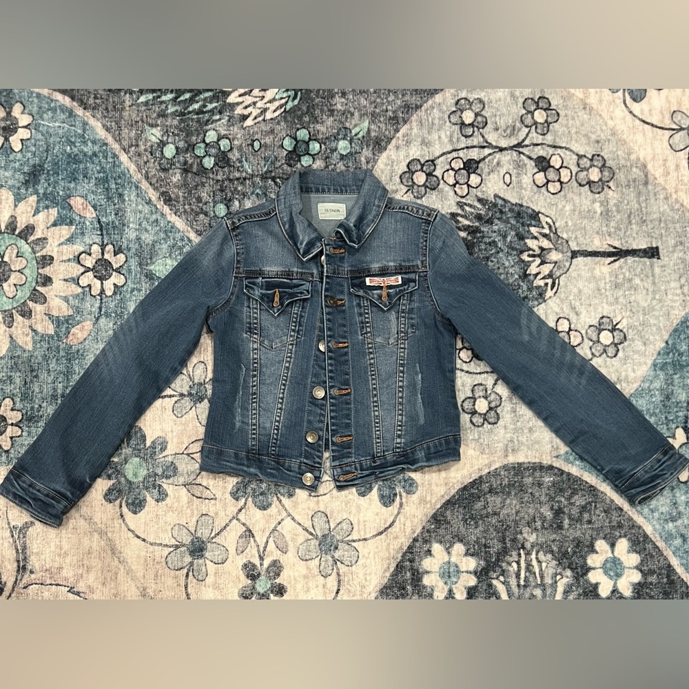 Hudson Blue Denim Jean Jacket EUC